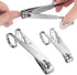 Nail Clippers, EZ Grip Nail Clipper Set, Carbon Steel Fingernail and Toenail Clippers for Seniors, Set of 2