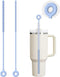 VOGOGE 2 Pcs Silicone Straw Cleaner Brush, Extra Long Cleaning Brushes for Straws,
