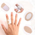 PEUTIER 5pcs Packing Castor Oil for Fingers, Soft Cotton Castor Oil Wrap for Thumb Reusable Wrapping Castor Oil Pad