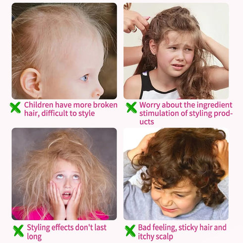 SEVICH Pink Cloud Kids Broken Hair Finishing Stick Gel - 2.7 fl oz Hair Gel for Toddlers & Kids