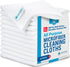 12" x 12" MW Pro Multi-Surface Microfiber Cleaning Cloths, White, 12 Pack, Premium Towels for Glass, Kitchens, Bathrooms