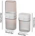 JENPECH Mouthwash Cup, Portable Toothbrush Toothpaste Holder with Leak-Proof Sealing Cover All-in-one Travel Dental Kit