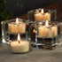 Set 36-4 DEYBBY Natural Scented Soy Wax Tealight Candles Bulk, Jasmine Aromatherapy Luxury Tea Candle of Hour Burning