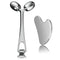 Yeamon Face Massager - Metal Face Roller Gua Sha Massage Tool for Skin Care, Facial Roller for Women