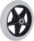 6 Inch Aramox Solid Wheel Replacement for Rollator Walker Wheelchair Medical Mobility Equipment with PU Material