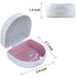 Retainer Case, Orthodontic Mouthguard Case, Dental Retainer Case (White)