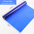 Blue Cellophane Wrap Roll, Translucent Blue Wrapping Paper, 16 Inch x 100 Ft for Gift Baskets