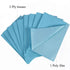 New Life Tattoo Disposable Bibs Sheets Cloths, 125pcs 13 X 18 inches Waterproof Tattoo Table Covers (Blue)