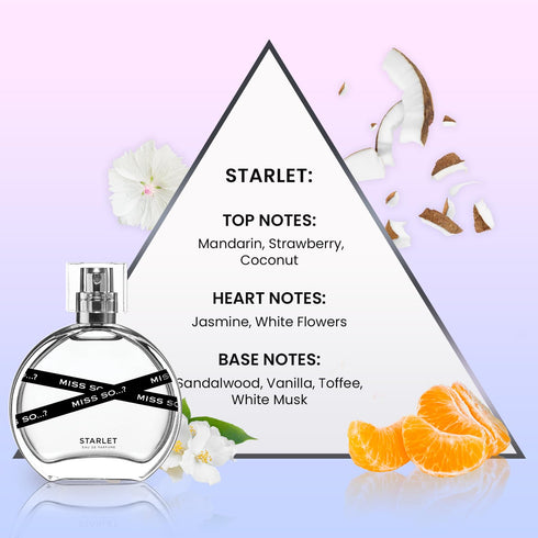 So…? Starlet Perfume for Women, Everyday Body Mist, 1.7 oz, Ideal Gifts with Strawberry & Coconut