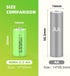 NiMH 2/3AA Rechargeable Battery 1.2V 650mAh Button Top for Garden Solar Light Pathway Lights (8 Count)