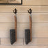 2 Pack Counter Brush for Furniture, Drafting, Patio, Bed, Fireplace, Wooden Handle, Horsehair Bristles Duster