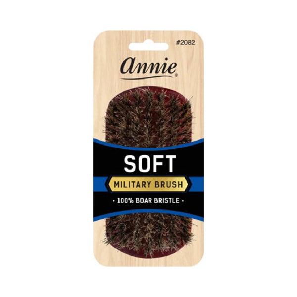 Soft Military 100% Pure Boar Bristle Wave Hair Brush, Durag Man