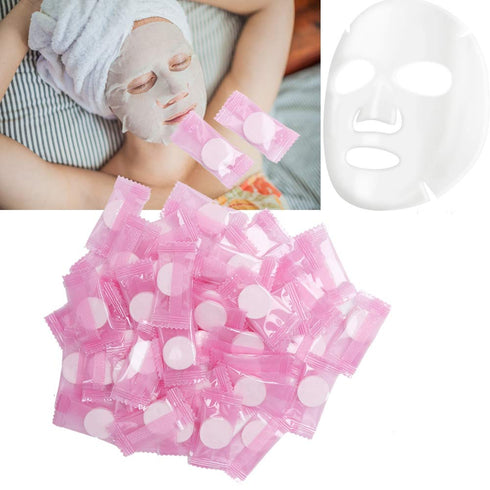 YUYTE Portable DIY Compressed Facial Sheet, Individually Wrapped Paper for Face Skin Care