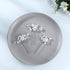 Unicra Silver Bride Wedding Hair Pins, Pearl Bridal Hair Pieces with Rhinestone Prom Hair Clips (Pack of 3)