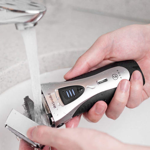 YASUN Foil Shaver, Electric Razor, Wet/Dry Waterproof, Cordless Rechargeable Mens Razor, Silver & Black