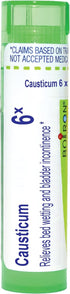 Boiron Causticum 6X for Bed-Wetting & Bladder Incontinence, 80 Pellets