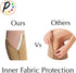 Closed Toe 15-20 mmHg Zipper Moderate Compression Leg Circulation Socks, 3XL (Beige)