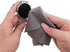 XTHEL 12 Pack (6 6 7x6 Inches, Microfiber Lens Cleaning Cloths - Black + Purple), Individually Wrapped, Reusable