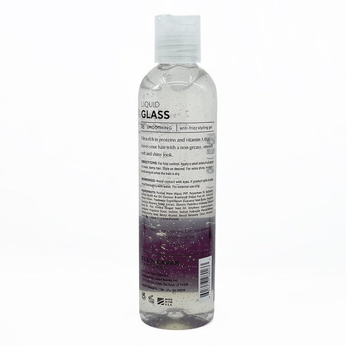 LiquidGlass Smoothing Styling Gel with Pequi Oil, Anti Frizz Gel, Strengthens Hair, 8 ounces