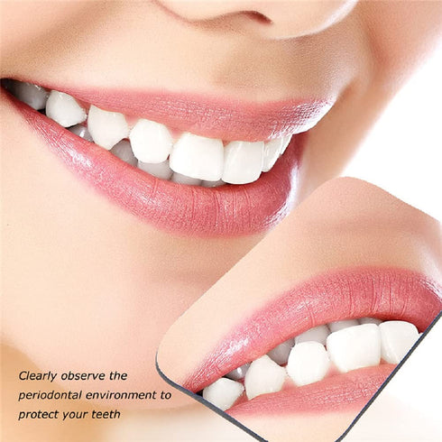 Double-Sided Photographic Mirrors - Intraoral Mouth Mirror Dental Rhodium Plated Glass Reflector