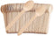 100 Pack Disposable Wooden Spoons, 6.3 Inch Biodegradable Cutlery for Chocolate, Coffee, Ice Cream, Parties