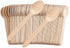100 Pack Disposable Wooden Spoons, 6.3 Inch Biodegradable Cutlery for Chocolate, Coffee, Ice Cream, Parties