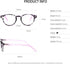 OCCI CHIARI 2 Pack Reader Lightweight Designer Plastic Frame Stylish Reading Glasses for Women (Purple, 2.75)