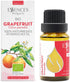 Essences Bulgaria Organic Grapefruit Essential Oil 0.51 Fl Oz 15ml Citrus paradisi 100% Pure Natural Undiluted Therapeutic Grade for Home Aromatherapy Home Diffuser Humidifier Hot Tub and Massage Oil