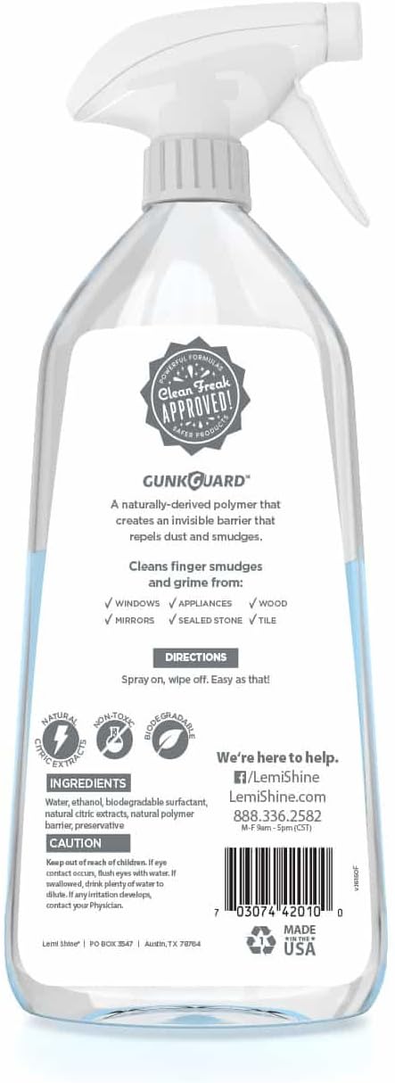 Lemi Shine Surface & Glass Cleaner - Streak-Free Shine