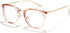 Cyxus Blue Light Glasses for Women, Fashion Computer Glasses Reduce Eye Strain Anti Migraine for Office Working Reading