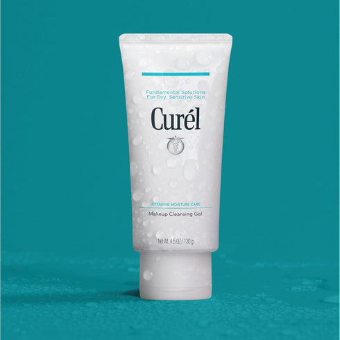Curel Japanese Makeup Cleansing Gel - Gentle Facial Cleanser for Dry, Sensitive Skin, 4.5 oz pH-Balanced