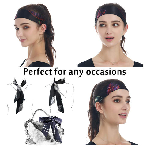 Satin Wrap Scarf for Hair - Satin Braid Bonnet