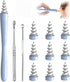 3 in 1 Ear Wax Removal Tool, 2024 Q-Grips Reusable Ear Wax Remover with Washable Soft Silicone Tips for Deep Cleaner