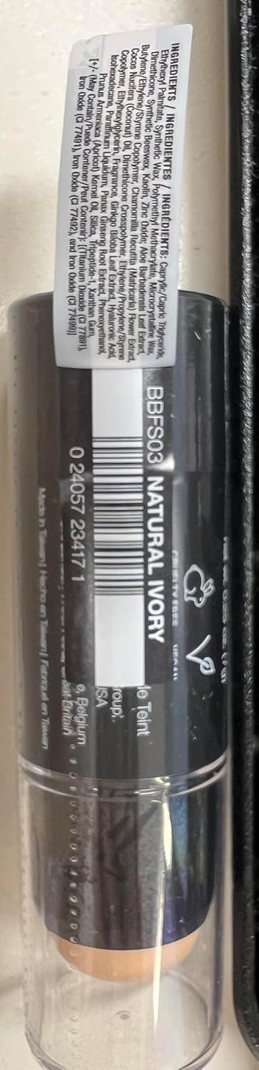 Palladio BUILD & BLEND Foundation Stick, Medium Coverage for Natural Shine Free Finish