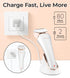PRITECH Electric Shaver for Women, Cordless USB Rechargeable Razor for Legs, Arms, Underarms, Bikini, Wet & Dry