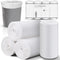 Charmount 1.2 Gallon Small Trash Bags, 200 Count Clear Garbage Bags, Fit 4.5-5 Liter Bathroom Trash Can