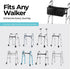Medical king Walker Basket, Walker Bag, Walker Accessories Cup Holder - Easy Installation Walker, Basket for Foldable