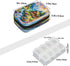 Skerhhux 7 Colorful Forest Spring Pill Case Travel Pill Organizer Weekly Day Portable with Zipper Medicine Box Pill