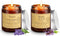 Lavender Eucalyptus and Sage Sea Salt Candles, Stress Relief and Relax Candles