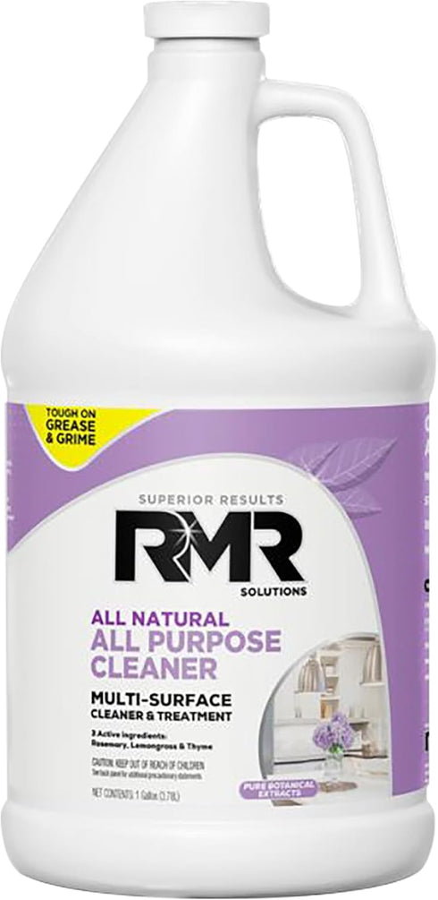 RMR All Natural All-Purpose Cleaner - Non-Toxic, Rinse-Free Multipurpose Cleaning Supplies, 1 Gallon Bottle