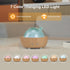 kakoda 200mlwith 3Pcs Glass Essential Oil Diffusers for Home, Wood Grain Base Humidifier, Decorative Bedroom