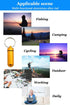 AKOAK 2 Pcs Colorful Round Aluminum Alloy Pill Bottle, Waterproof Outdoor Travel Portable Key Chain, Purple