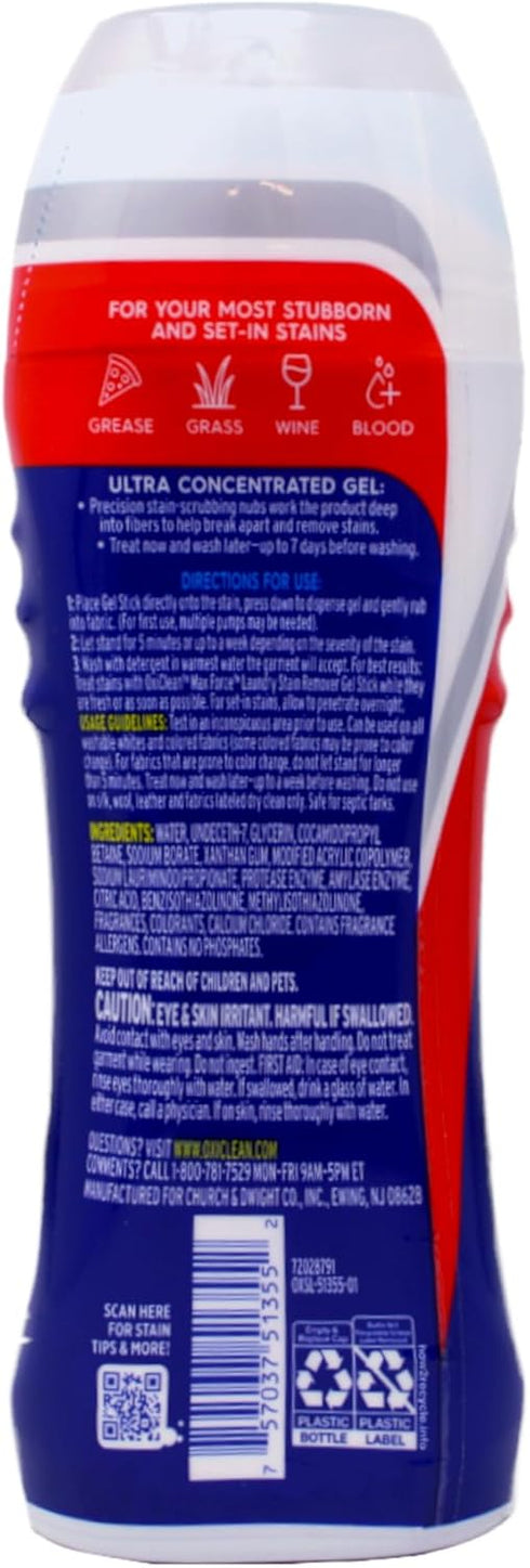 Pack 1, 6.2 OxiClean MaxForce Gel Stick, of ounce