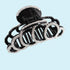 Large Rhinestones Jaw Clips, Strong Hair Claw Clips for Women, Hair Accessories in Black and White