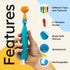 Setting, GAFLY Therapen: Rechargeable Oral Massager for Speech Therapy, Sensory Brush, Speech Therapy Toys, Adjustable