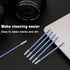 Wellgler's 200pcs Foam Swabs for Makeup, Gun Cleaning, or Pet Care, Multi-role Cleaning Swabs KM742 (Blue)