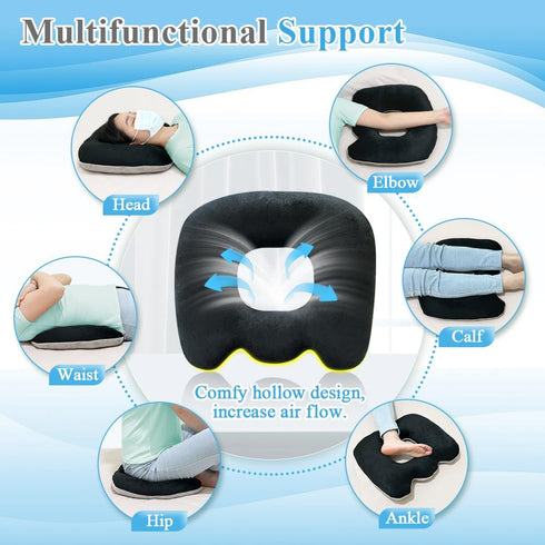 Bed Sore Cushion, Donut Pillow for Tailbone Pain Relief, Sitting Hemorrhoid Pillows After Surgery, Postpartum Cushion