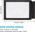 3X Full Page Magnifier A4 Large Sheet Reading Magnifying Glass Portable Reading Aid Lens for Reading Books & Newspapers & Low Vision Aids by Rongon
