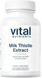Vital Nutrients Milk Thistle Extract 250mg, Vegan Supplement for Liver Function & Detox, 60 Capsules