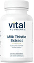 Vital Nutrients Milk Thistle Extract 250mg, Vegan Supplement for Liver Function & Detox, 60 Capsules